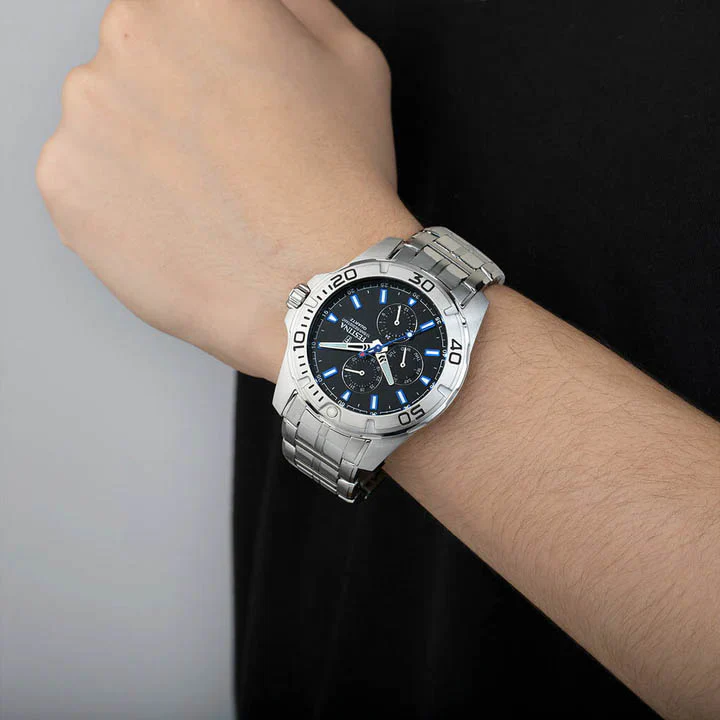 Multifunction Black / Stainless Steel | Black Dial