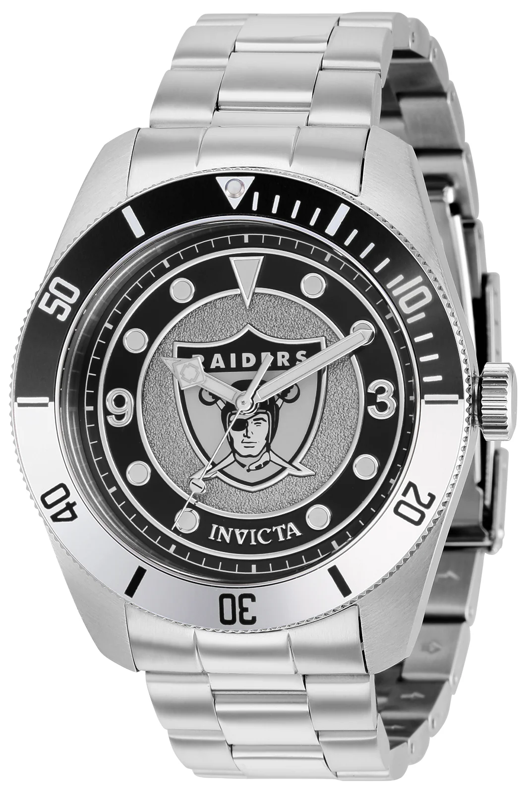 NFL 47mm / Black and Grey / Silver | Black and Grey Dial