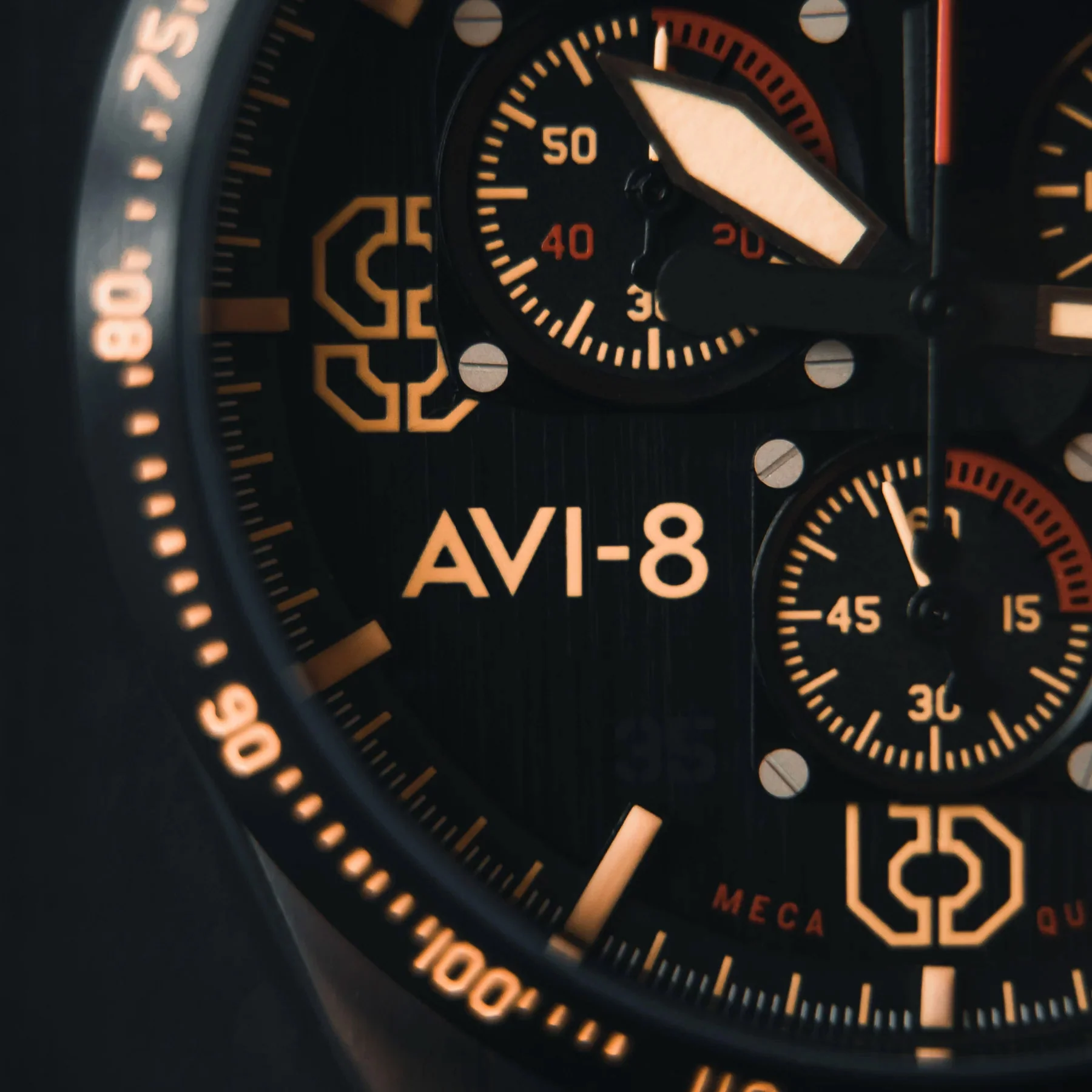 P-51 Mustang Blakeslee Chronograph | Black Dial - Image 41