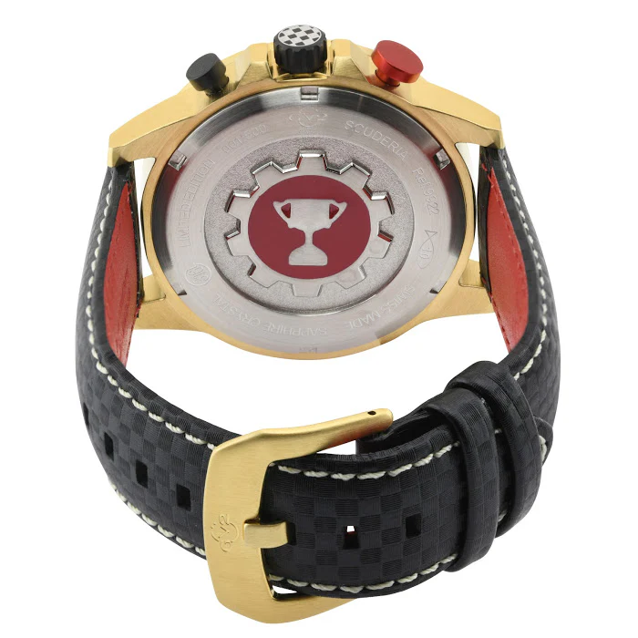 Scuderia Swiss Made Chronograph alarm,  Black Black | Black Dial - Image 2