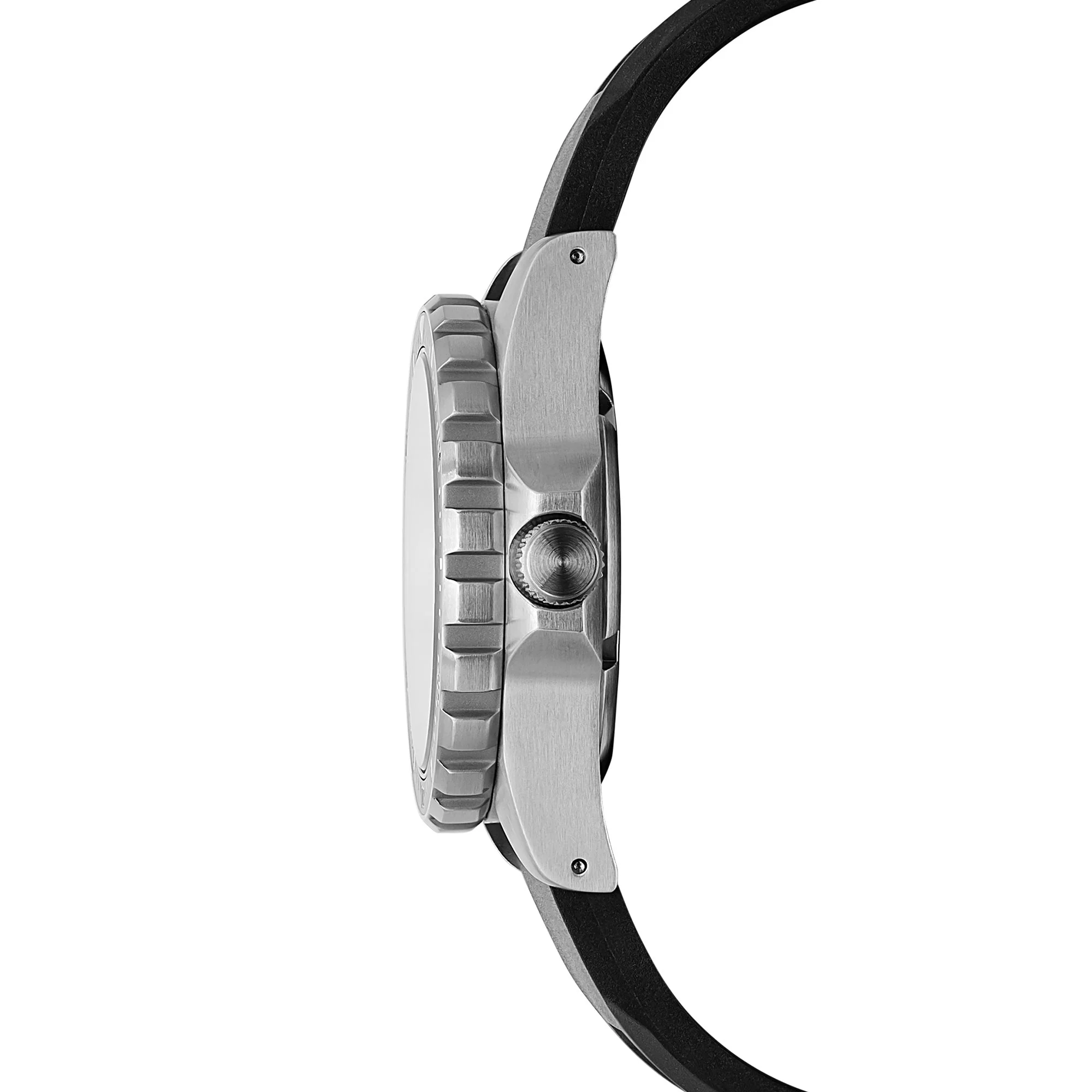 Divers Auto Medium Search and Rescue Black NGM/Rubber | Matte Black Dial - Image 2