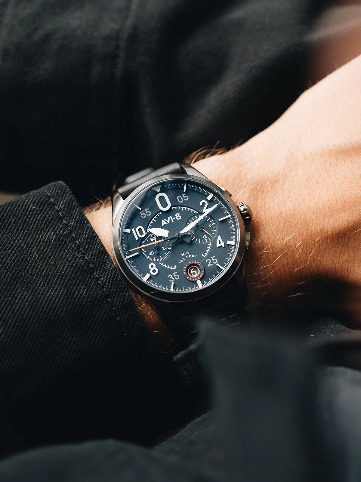 Spitfire Chronograph Blue / Leather | Blue Dial - Image 12