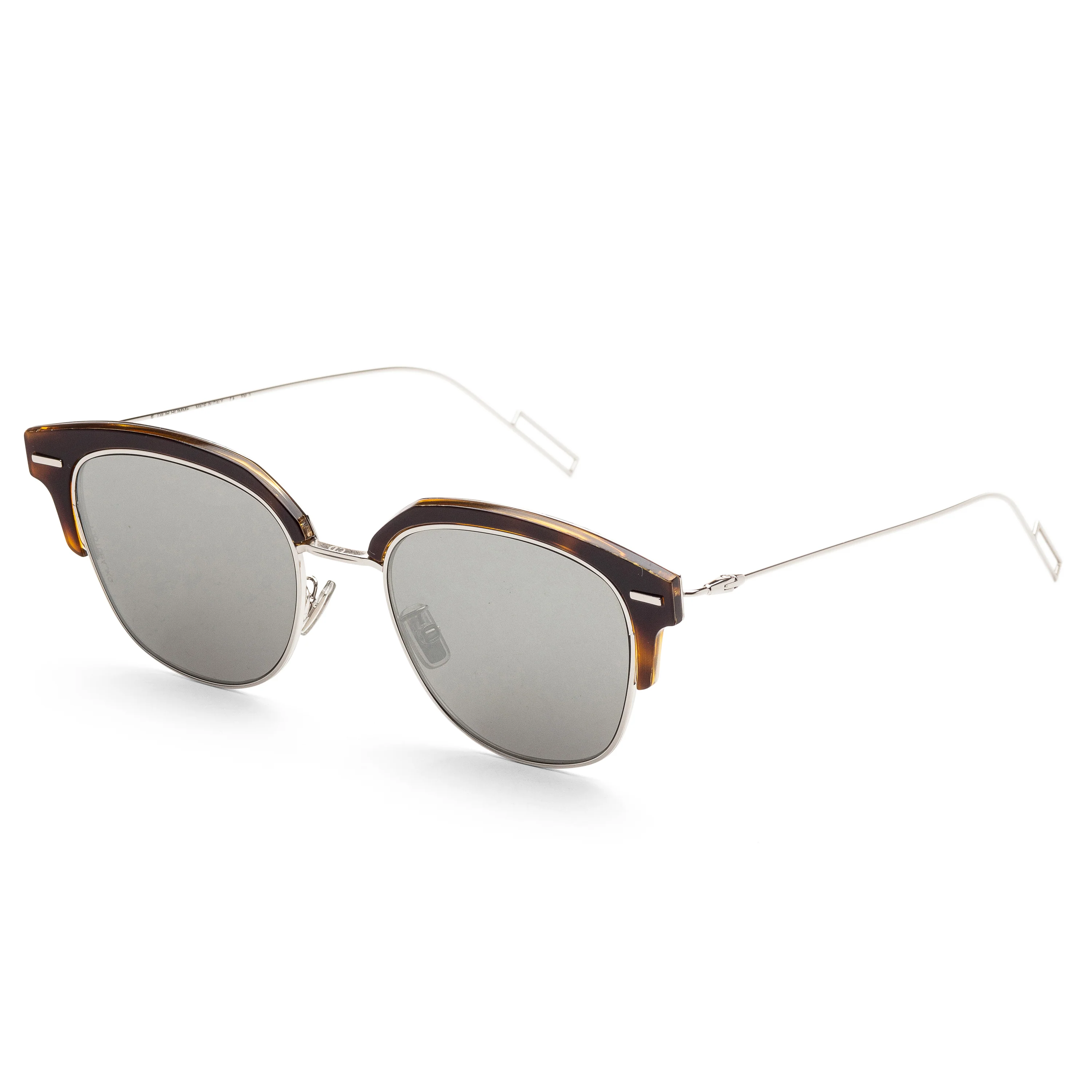 Tensifs Havana Crystal Frame, Silver Mirrored Lens |  Dial