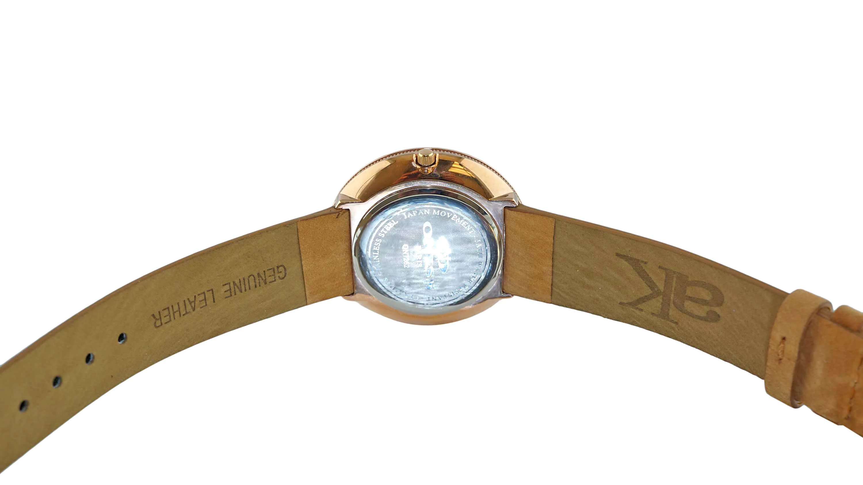 TOULON WHITE-ROSE / BROWN | Silver tone Dial - Image 3