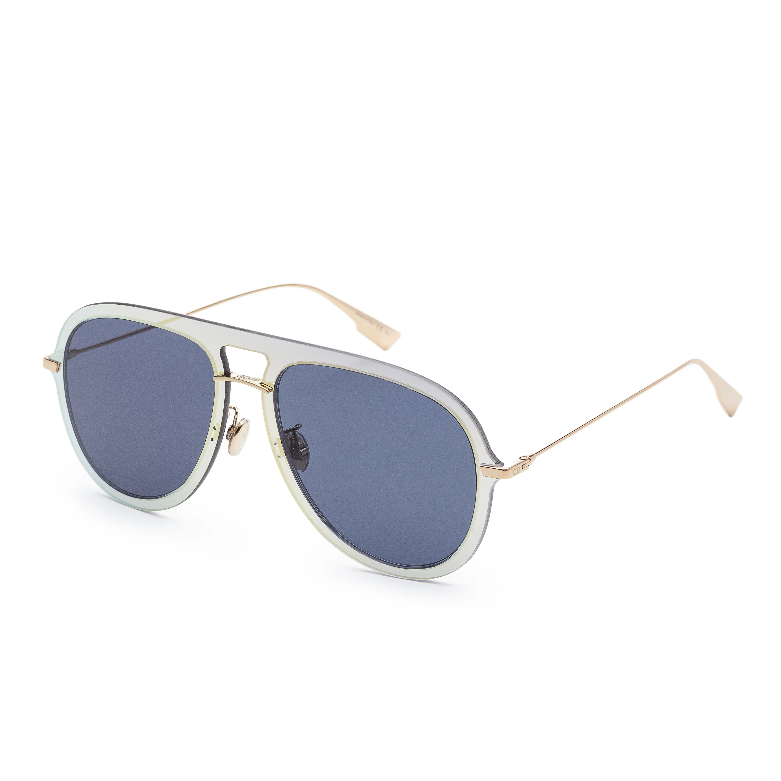 Ultimate Gold Frame, Blue Lens | Dial