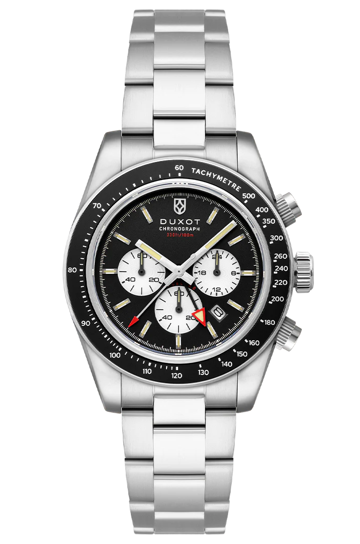 Vitesse Dual Time Chronograph Black / Stainless Steel | Black Dial