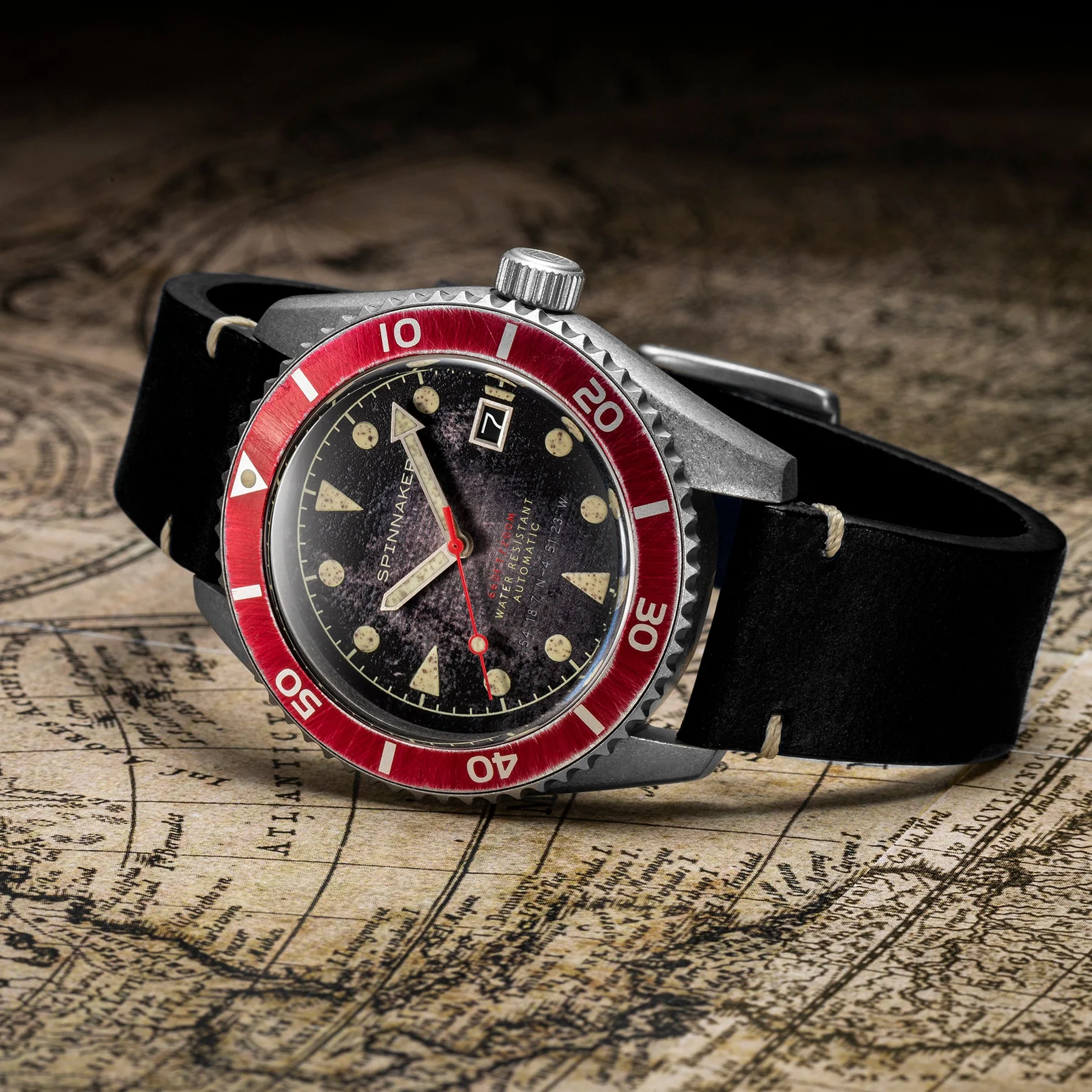 Wreck Red Ring & Gray / Leather | Black Dial - Image 12